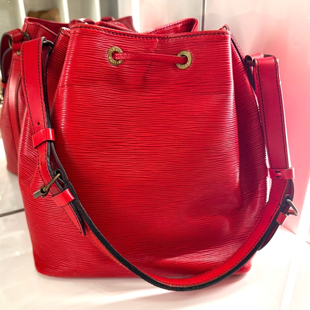 Louis Vuitton Epi Petit Noe Bucket Bag